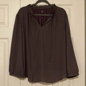 Loft Outlet Polka Dot Blouse
